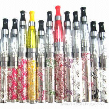 E-cigarette, unique design laser on battery, makes it looks more elegant